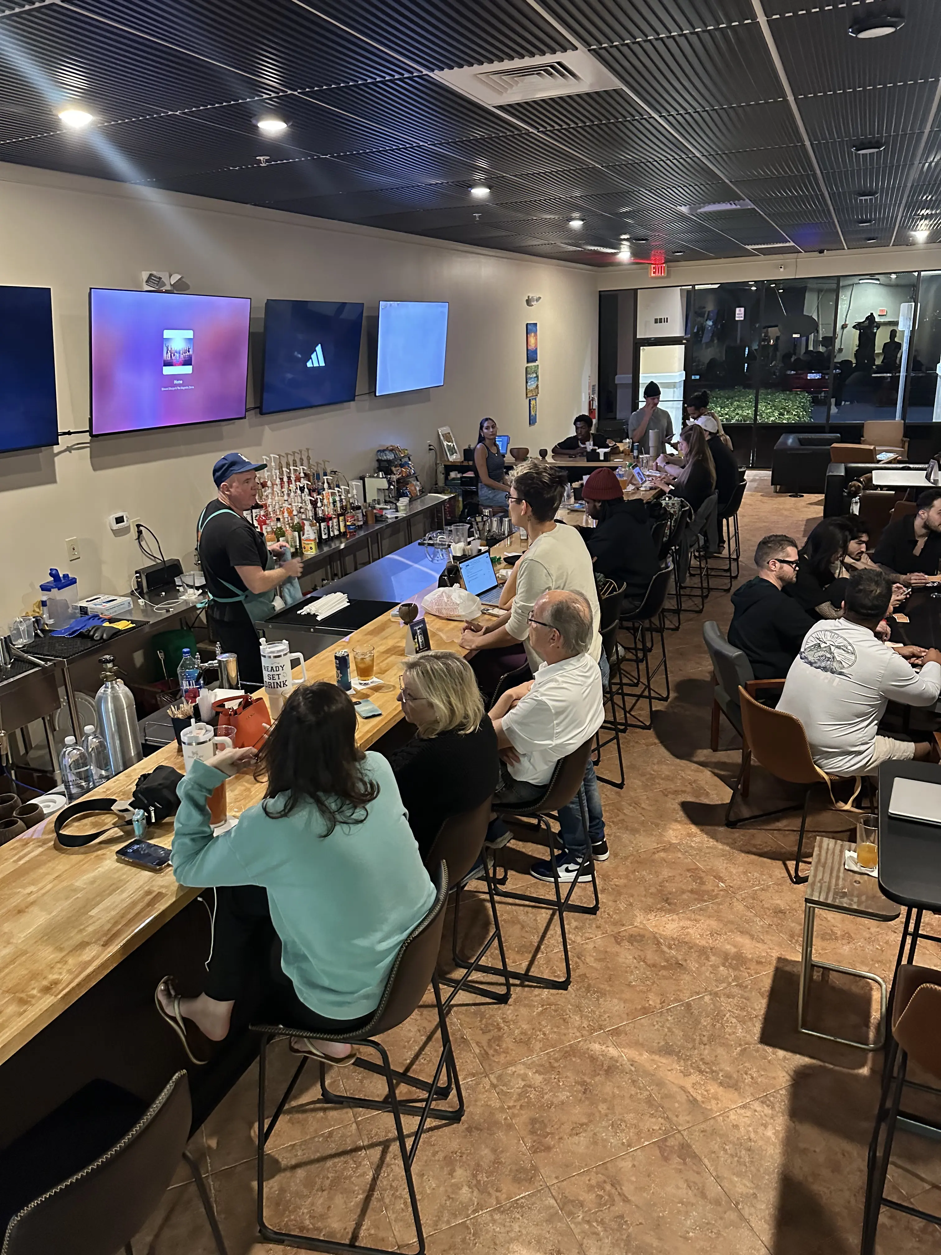 Cozy interior seating area
